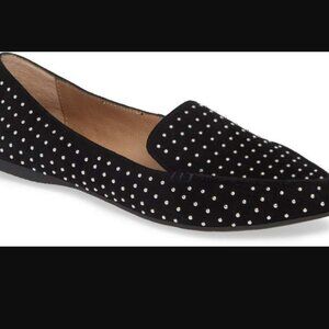 Steve Madden Feather Studded Loafer - Black- 8M